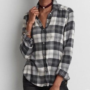 American Eagle Ahh-mazingly Soft Boyfriend Flannel